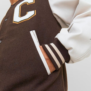 Veste de baseball en toile de qualité supérieure pour homme Tissu respirant à séchage rapide Lettrage personnalisé Décoration de poche Saison d'hiver - Product Image 5