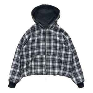 Custom Men's Winter Heavyweight 210g Fleece Zipper-Up Reversible Oversized Boxy Hoodie with Color Blocking Embroidered Applique - Product Image 1