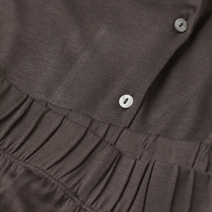 Pyjama en laine mérinos pour femme, ensemble 2 pièces à manches longues, col à revers, vêtements de nuit doux, vêtements de détente en laine mérinos - Product Image 6