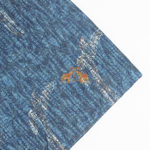 Nouvelle arrivée, tissu en coton biologique écologique, imprimé oiseaux indigo, pour robes, costumes, hauts, tuniques, jupes, rideaux - Product Image 3