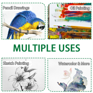 Canvases cho bức tranh, nhiều kích cỡ Nguồn cung cấp nghệ thuật 100% bông pre-primer Trống kéo dài vải, sơn acrylic cho Khung vải - Product Image 6