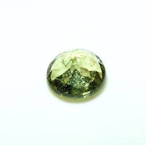 พลอยทัวร์มาลีนทรงกลมเหลี่ยมเพชรพลอยสีเขียวอมเหลืองธรรมชาติสำหรับทำเครื่องประดับพลอยเม็ดเดี่ยว - Product Image 2