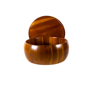 Hot Deal 2025 bambou naturel produit fait à la main salade bol en bambou exportation de haute qualité du Vietnam - Product Image 5