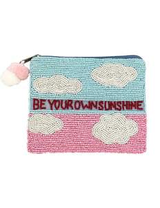 Porte-monnaie brodé fait main vibrant - Product Image 3