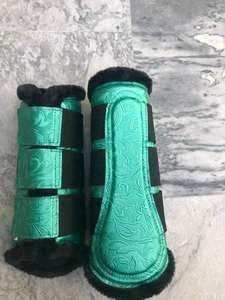 AASTANA WEARS INC AWI-BB-0001 Bottes de protection pour les jambes de cheval d'entraînement professionnel, bottes de brossage personnalisées, légères et respirantes - Product Image 4