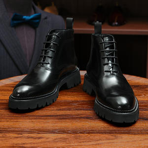 Chaussures de travail anti-fatigue avec structure durable et maille respirante, chaussures décontractées pour hommes, chaussures en cuir - Product Image 3