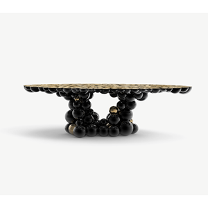 Handmade Modern Luxury Dining <b>Table</b> Newton Square Wooden Convertible Furniture for Home Apartment Hand Assembled Contemporary - Product Image 1