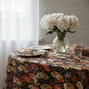 Nappe en popeline 100% coton, tissu naturel, style minimaliste, parfaite pour la maison et la restauration - Product Image 4
