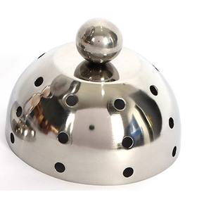 เตาเผาบัคฮูร์สแตนเลสสตีลหรูหรา พร้อมขาตั้งและฝาปิดแบบมีรู  เตาเผาอูดแบบอาหรับ ของตกแต่งบ้านเพื่อความหอมอันสง่างาม - Product Image 6