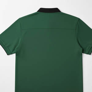 Polo Clásico de Punto Sólido con Abertura Lateral en el Dobladillo y Cuello Fijo para Uniformes Corporativos y Marca de Equipo - Product Image 6