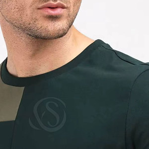 Camiseta Casual de Lona Sólida para Hombre, Corte Regular, 100% Algodón, Ecológica, de Secado Rápido, Personalizable, de Alta Calidad, Hecha en Pakistán - Product Image 3