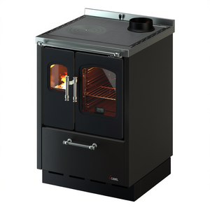 Poêle à bois Cadel SMART 60VS Anthracite 6,5 kW 4 étoiles 59,5x60x86cm - Product Image 2