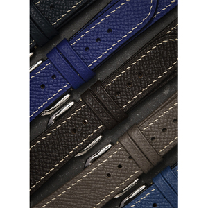 สายนาฬิกาหนังลูกวัวขอบบางดีไซน์เป็นรูปสี่เหลี่ยมผืนผ้านาฬิกาควอทซ์ทันสมัยขนาด18มม. 20มม. 22มม. ผลิตตามสั่ง - Product Image 3