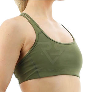 Sujetador deportivo de alta sujeción para mujer superventas Spandex/Nylon secado rápido y transpirable a bajo precio para adultos - Product Image 5