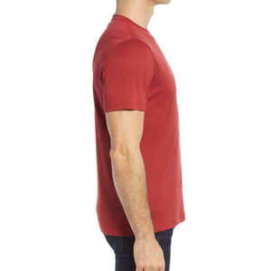 เสื้อยืดผู้ชายผ้าฝ้ายทรงหลวมสบายๆ แขนสั้น ใส่สบาย ระบายอากาศดี รับผลิตแบบ OEM ODM พร้อมสกรีนโลโก้ ขายส่งจำนวนมาก - Product Image 4