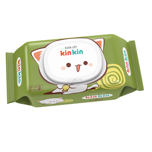 Toallitas húmedas Kinkin no tejidas de higiene ecológica de 100 piezas para bebés hechas en Vietnam toallitas de limpieza para bebés - Product Image 1