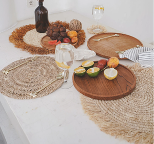 Best-seller du Vietnam 100% napperons artisanaux naturels avec style raphia pour votre table et votre cuisine - Product Image 5