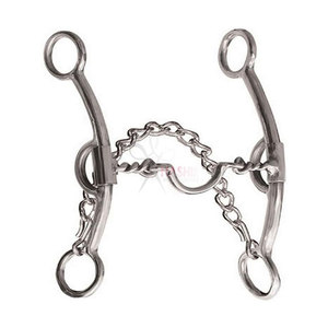 Bocado de Equitación Derby de Acero Inoxidable, 6.75 Pulgadas, Bocado de Entrenamiento de Boca Baja, Tamaños Personalizables, Venta Directa de Fábrica - Product Image 2