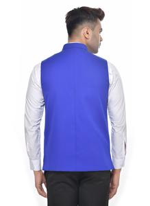 Chaleco Azul Rey de Primera Calidad para Hombre, Ideal para Reuniones de Oficina, Bodas, Banquetes y Eventos Nocturnos, Disponible para la Venta - Product Image 4