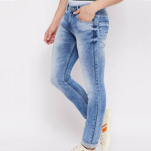 กางเกงยีนส์ขายาวสำหรับผู้ชายกางเกงยีนส์ขายาวออกแบบได้ตามต้องการ - Product Image 3