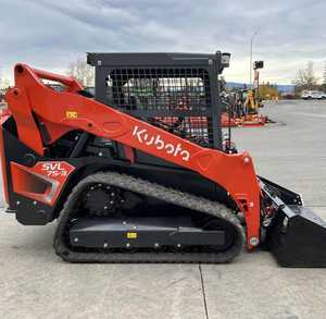 รถตักล้อยาง Kubota SVL75-3 ปี 2025 กำลัง 74 แรงม้า เครื่องยนต์ดีเซล รถตักขนาดกะทัดรัด พร้อมบุ้งกี๋ขนาด 0.55 เมตร  แบบตักด้านหน้าและขุดด้านหลัง  ใช้ชิ้นส่วน MOOG - Product Image 3