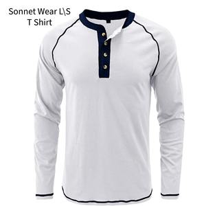 Camiseta de Manga Larga a Rayas de Algodón con Cuello Abotonado y Logotipo Bordado Personalizado para Hombre - Product Image 5