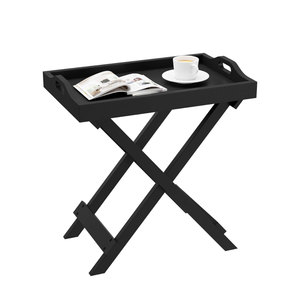 Mesa auxiliar plegable de madera natural al por mayor de fábrica de Vietnam para sala de estar OEM ODM muebles para el hogar buen precio - Product Image 4