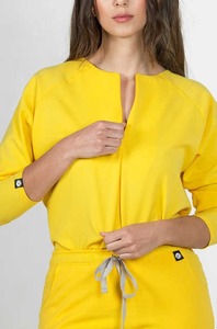 Uniformes Médicos de Punto Blancos a la Moda para Tallas Grandes, Traje de Enfermera, Uniformes de Personal con Diseños Elegantes para Mujeres Enfermeras - Product Image 6