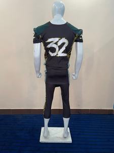 Uniformes de Fútbol Americano Personalizados Sublimados de Manga Corta, Transpirables y de Secado Rápido para Hombres Adultos, Ropa Deportiva de Equipo - Product Image 2