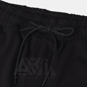 Pantalones Deportivos Negros para Hombre, Corte Ajustado, con Bolsillos con Cremallera, para Entrenamiento, con Logotipo Personalizado, Venta al Por Mayor OEM - Product Image 6