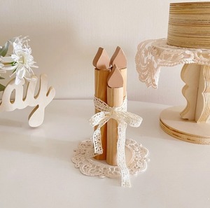 Adornos de madera Star Moon Stick Santa Claus Decoración de fiesta hecha a mano para Navidad, boda y cumpleaños Vietnam - Product Image 2