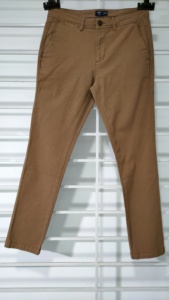 Haute qualité léger Vintage femmes pantalon décontracté Premium toile mi-taille pantalon plat avant taille régulière pour l'été - Product Image 4