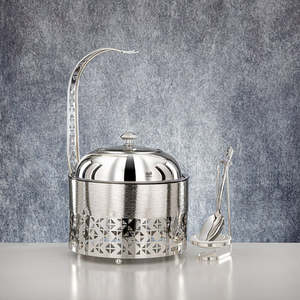 ชุดอุ่นอาหารสแตนเลสคุณภาพสูงพร้อมขาตั้ง เหมาะสำหรับบุฟเฟ่ต์และงานจัดเลี้ยง - Product Image 2