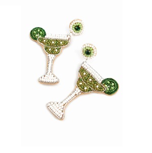 Boucles d'oreilles d'été légères brodées de perles de rocaille, style bohème chic - Product Image 5