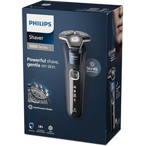 Afeitadora Eléctrica con Triple Cuchilla Doble, Resistente al Agua IPX7, Uso en Seco/Húmedo, Afeita Cuerpo y Barba, Lámina de Repuesto en Alemán - Product Image 1