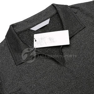 Camiseta de polo de Verano de la mejor calidad para mujer, diseño impreso personalizado, estilo informal de algodón alto, teñido liso en talla XL de punto - Product Image 5