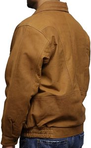 Best Price Custom Men's <b>Winter</b> <b>Leather</b> <b>Jacket</b> Handmade Fashion Design Direct From Pakistan - Product Image 4