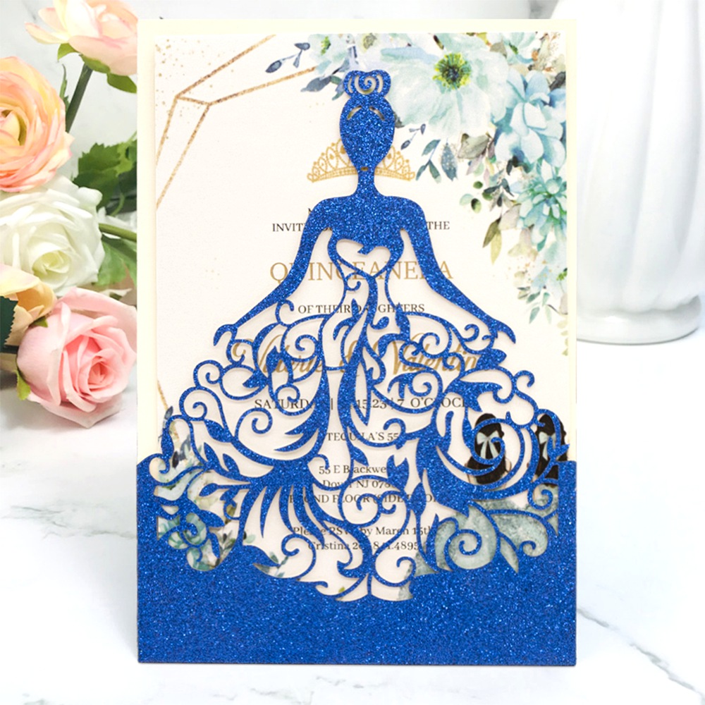 Paillettes bleues