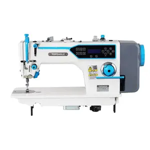 Fur Leather Zigzag Servo Motor Electric <b>Handheld</b> Computerized Industrial <b>Sewing</b> <b>Machine</b> with Automatic Feed and Double Needle - Product Image 1