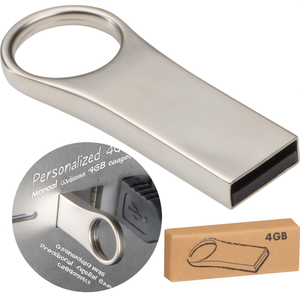 Chiavetta USB in Metallo Personalizzata da 4GB per Gadget Promozionali - Product Image 3