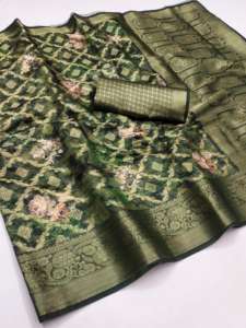 Dernier Designer Doux Soie Tissage Bordure Saree Par Fab Zone - Product Image 5