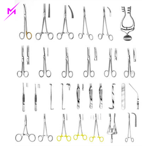 Ensemble d'instruments de chirurgie plastique en acier inoxydable, manuel, réutilisable, écologique, fabriqué par Medzora Surgical - Product Image 1