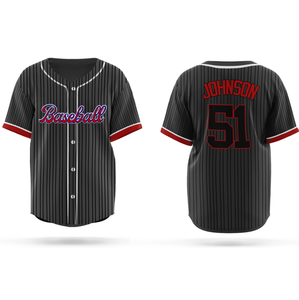 Uniforme de Baloncesto para Adultos, Jersey con Botones y Bordado Sublimado, Tops de Equipo Transpirables, Ropa de Softbol, Talla Grande - Product Image 3