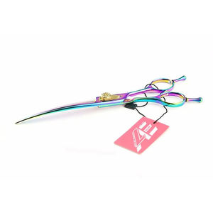 Tijeras Profesionales para Peluquería Canina 2026, Tijeras Curvas de Acero Inoxidable para Cortar el Pelo con Punta Afilada - Product Image 3