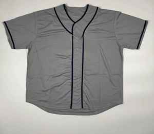 Jersey de béisbol personalizado de alta calidad unisex, uniforme con cuello en V de talla grande con logotipo personalizado, conjuntos de softbol transpirables suaves para adultos - Product Image 1