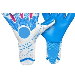 Guantes de Portero de Goma Transpirables Personalizados de la Mejor Calidad, Nuevo Diseño de Punto, Agarre de Látex Alemán para Entrenamiento, Cierre con Cordones, Unisex - Product Image 3