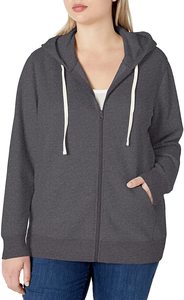 Sweats à capuche et fermeture éclair pour femme, design personnalisé, haute qualité, 100% matériau pur - Product Image 2