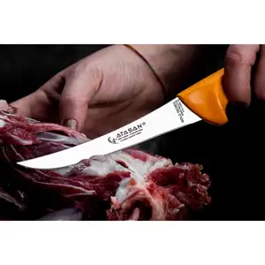 Cuchillo de Boning supercurvo, Serie Dorada, carnicero, cocina, alta calidad, acero inoxidable, el mejor precio, novedad de 2023