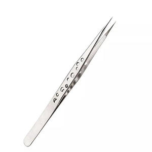 Custom High Quality <b>Rose</b> <b>Gold</b> Tweezers Eyelash Applicators Private Label Stainless Steel Durable Anti-Static Beauty - Product Image 3