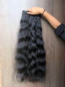 Lot de Cheveux Vierges 100% Naturels à Cuticules Intactes, Tissage Non Traité, Double Trame Faite à la Machine, Vente en Gros de Mèches Humaines Brutes (100g) - Product Image 5